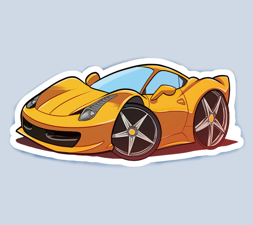 Ferrari 458 sticker – Auto Tooned
