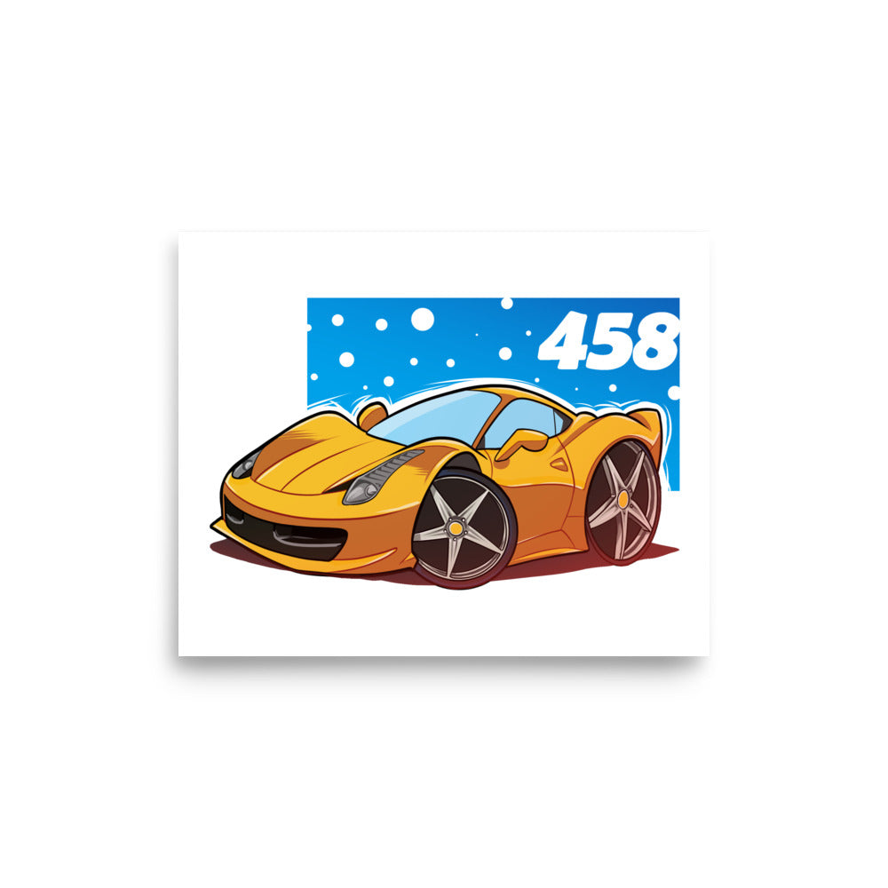 Ferrari 458 Print