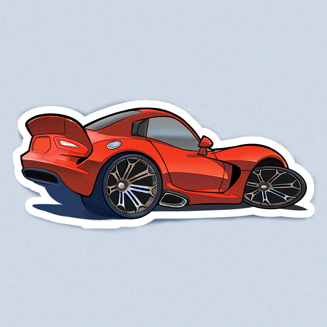 dodge viper sticker