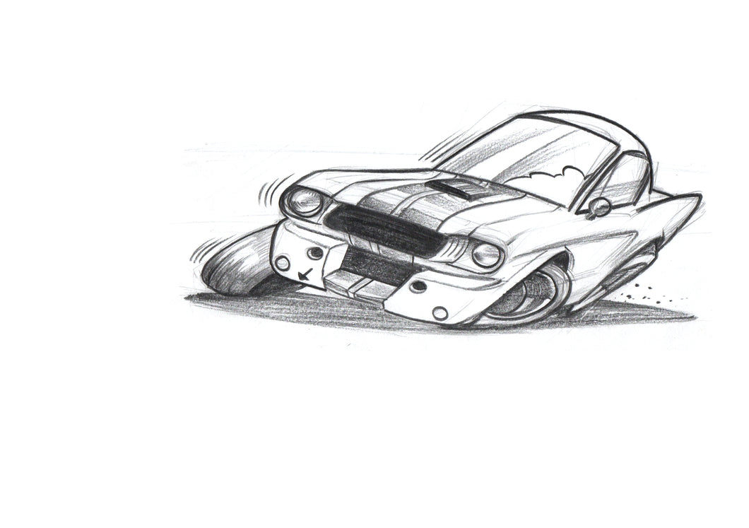How To Draw Car Ford Mustang 2020 with very simple steps | Watch full Video  Toturial https://youtu.be/5opymE384mc #How_to_Draw_a_Car_step_by_step  #Car_Drawing_Tutorial_for_Beginners,... | By Takhleeq | Facebook